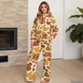 thumbnail image 4 of Glofpot Women's 2 Piece Outfits, Mock Neck Sweatsuits Loungewear Set Long Sleeve Sweatshirt, Wide Leg Sweatpants, Oversized Sweat Sets, Casual Tracksuit, Drawstring Activewear,Duck Camo Gym Suit, 4 of 7