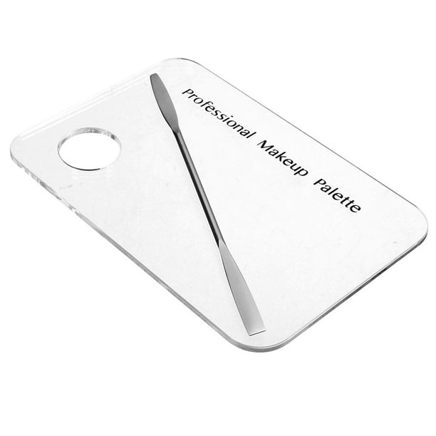 Stainless Steel Cosmetic Makeup Palette - Stainless Steel Makeup Spatula Stainless Steel Cosmetic Makeup Palette - Stainless Steel Makeup Spatula
