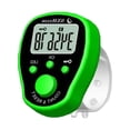 thumbnail image 5 of Thinsont Mini Stitch Marker Row Fingertip Counter with LED Light LCD Electronic Digital Display Tally Timing for Golf Knitting Weave Green 4.5*3.5*1.2cm, 5 of 8