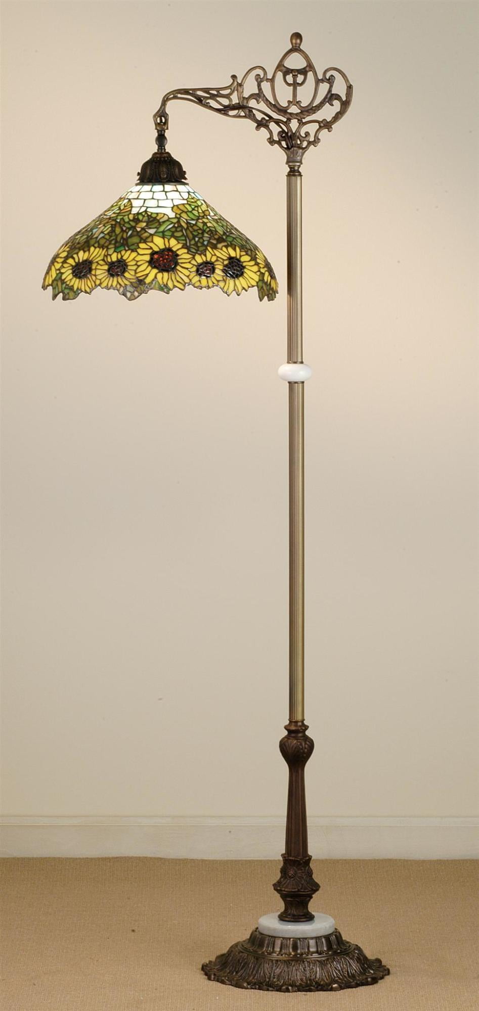 Meyda Tiffany 65834 Stained Glass / Tiffany Floor Lamp From The Wild Sunflowers Collection Meyda Tiffany 65834 Stained Glass / Tiffany Floor Lamp From The Wild Sunflowers Collection