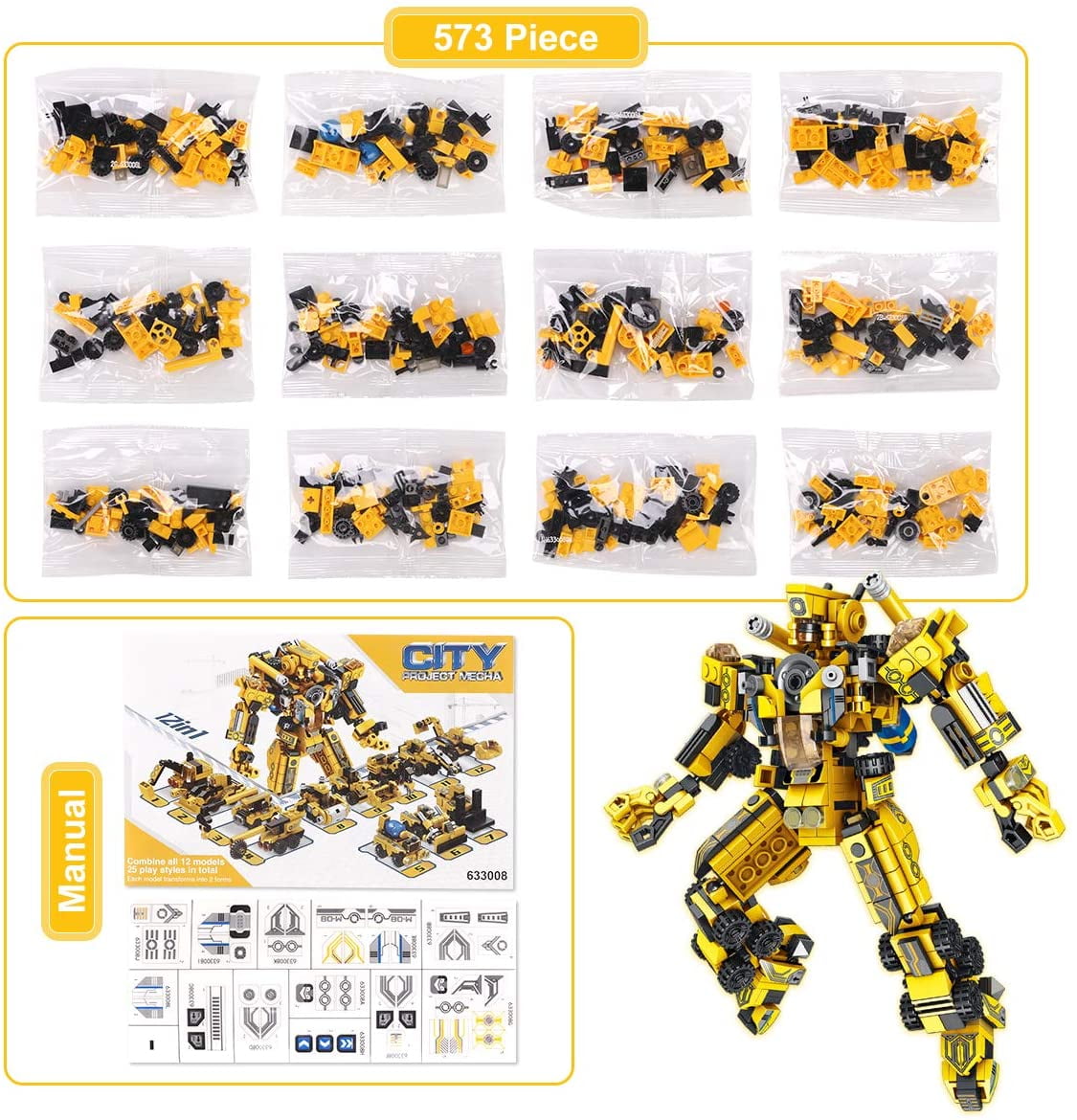 2-in-1 STEM Building Blocks Robot – click99c