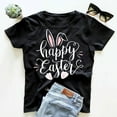 thumbnail image 1 of CHGBMOK Débardeurs Grande Taille pour Femmes, T-shirt Imprimé Col Rond de Pâques, Manches Courtes, Blouse Décontractée Ample, T-shirt Col en V pour Femmes en Liquidation, 1 of 3