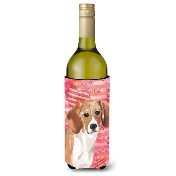 Beagle Love Wine Bottle Beverge Insulator Hugger