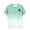 Mint Green, variant on Krdevn Men's Digital 3D Printed T Shirt Short Sleeved Shirt Top Lapel,XL