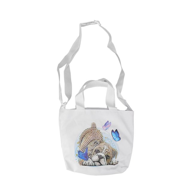 Bolsa de mano de pintura de diamantes de imitación ANGGREK gran capacidad de carga