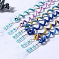 thumbnail image 3 of Pinzas para trenzas de pelo de 18 colores para joyería en espiral para accesorios de trenzas, herramienta para trenzar el cabello para cumpleaños de niñas (multicolor), 3 of 5