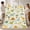 color4, variant on SPXUBZ Wild Mushroom Fern Flannel Fleece Throw Blanket, Vintage Forest Botanical Print Soft Lightweight Blanket, Cottagecore Decor Blanket for Sofa Bed
