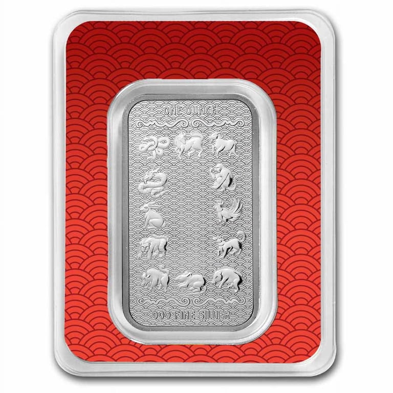 2024 APMEX Lunar Year of the Dragon Series 2 - Pure 1 oz Silver