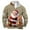 Khaki@GC@, variant on CONZONE Christmas Mens Lined Sweatshirts Crewneck Sweatshirt for Men Thick Xmas Graphic Long Sleeve Half Zip Fashion Fall Winter Workout Clothes