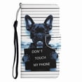 thumbnail image 5 of Allytech Wallet Case for Apple iPhone 14 Pro Max, Shockproof for Women Premium PU Leather Flip Cover with Lanyard Card Holder Stand Protective Phone Case, Dog, 5 of 6