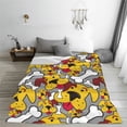 thumbnail image 5 of Pofeuu Cute Dog Print Ultra-Soft Micro Fleece Blanket,for Bed Or Sofa,All Season Throw Blankets Flannel Blanket-50"x40", 5 of 7