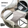 thumbnail image 5 of Harper & Bright Designs Convertible Sofa Bed Pull Out Sleeper Loveseat Couch Bed with Memory Foam Mattres for Small Space, Gray, 5 of 12