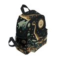 thumbnail image 2 of FORMRS School Backpack with Front Zippered Pocket 12" Student Travel Daypack, Black Dinosaur, 2 of 6