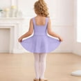 thumbnail image 5 of Busydd Dance Dresses for Girls 3-15 Years Casual Round Neck Sleeveless Girls' Dresses Solid Color Girls Clothes for Dance Gymnastics 14-15 Years, 5 of 7