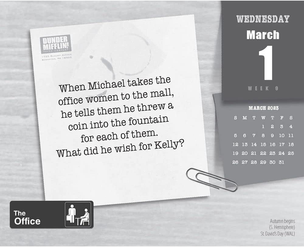 The Office Box 2023 Box Calendar by Browntrout P1