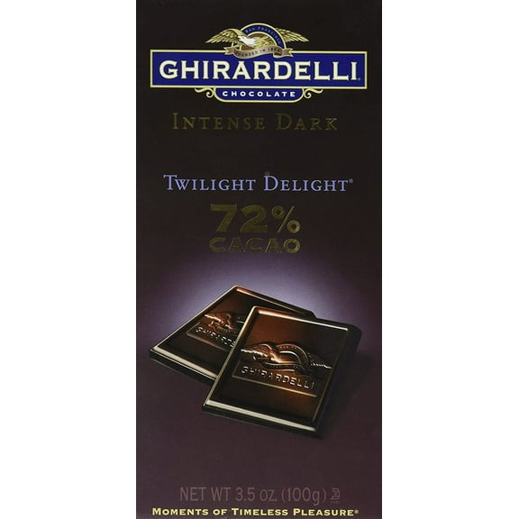 Intense Dark Bar, 72% Cacao Delight, 3.5 oz
