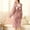 Pink, variant on Mens Bathrobe, Women's Fashion Robe Bathrobe Lengthening Keep Warm Lapel Same Style For Men And Women Long Sleeve, Womens Gifts, S