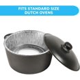 thumbnail image 3 of MontoPack Disposable Dutch Oven Aluminum Foil Liners 9" Round Tins 10 Pack, 3 of 7
