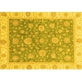 thumbnail image 1 of Ahgly Company Indoor Rectangle Oriental Yellow Traditional Area Rugs, 7' x 9', 1 of 4