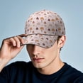 thumbnail image 6 of Pastoral Style Boho Baseball Cap – Vintage Geometric Minimalist Dad Hat with Ink Sketch Print, Retro Rustic Tribal Aesthetic Cap for Outdoor Hiking and Casual Wear, 6 of 7