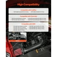 thumbnail image 2 of VEVOR Cold Air Intake, 3.94 Inch Cold Air Intake System + Heat Shield Compatible with 2015 Cadillac Escalade, Chevy Suburban/Tahoe/Silverado, GMC Yukon/Sierra, 2 of 8