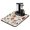 White-211, variant on Psychedelic Trippy Mushroom Coffee Bar Mat, Absorbent Diatom Mud Dish Drying Pad with Gothic Aesthetic Fungi, Magical Forest Mushroom Kitchen Decor