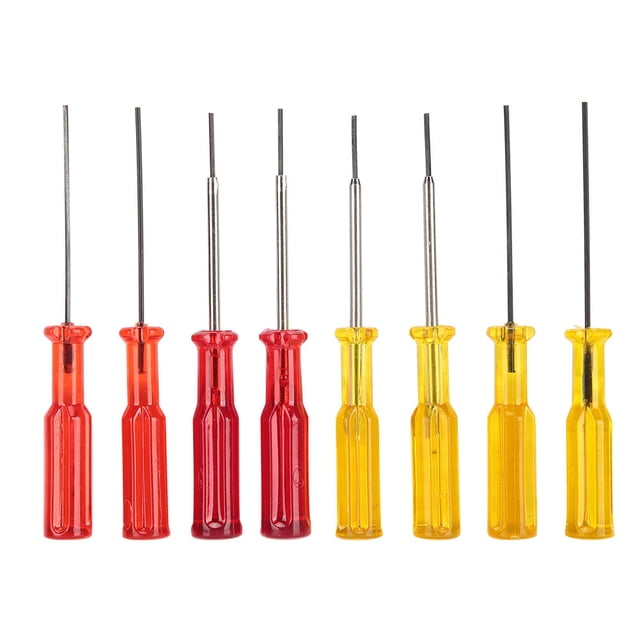 8 piezas Destornillador de punta hexagonal Aguja de revés Elástico Máquina de coser Overlock Máquina de 1,5 mm/1,6 mm
