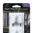 thumbnail image 4 of Magic Mounts Super Mug Hooks Adhesive Heavy Duty Hangers White 4 Count, 12-Pack, 4 of 5
