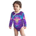 thumbnail image 2 of Xecao Elephant in Tribal Style Print Baby unisex-baby Cotton Long-sleeve Bodysuits-18 Months, 2 of 6