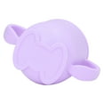 thumbnail image 4 of Tazas De Silicona Para Niños Pequeños, Taza Sippy De Silicona Respetuosa Con El Medio Ambiente Con Pajita Para El Hogar Amonsee Púrpura, 4 of 8