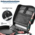 thumbnail image 4 of FORMRS Zipper Binder with Shoulder Strap 2-inch Ring 500 Sheet Capacity File Bag, Flamingo Leaves Pattern, 4 of 5