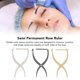 thumbnail image 3 of Regla para cejas ANGGREK 3PCS plantilla para cejas Regla para Microblading Acero, 3 of 7