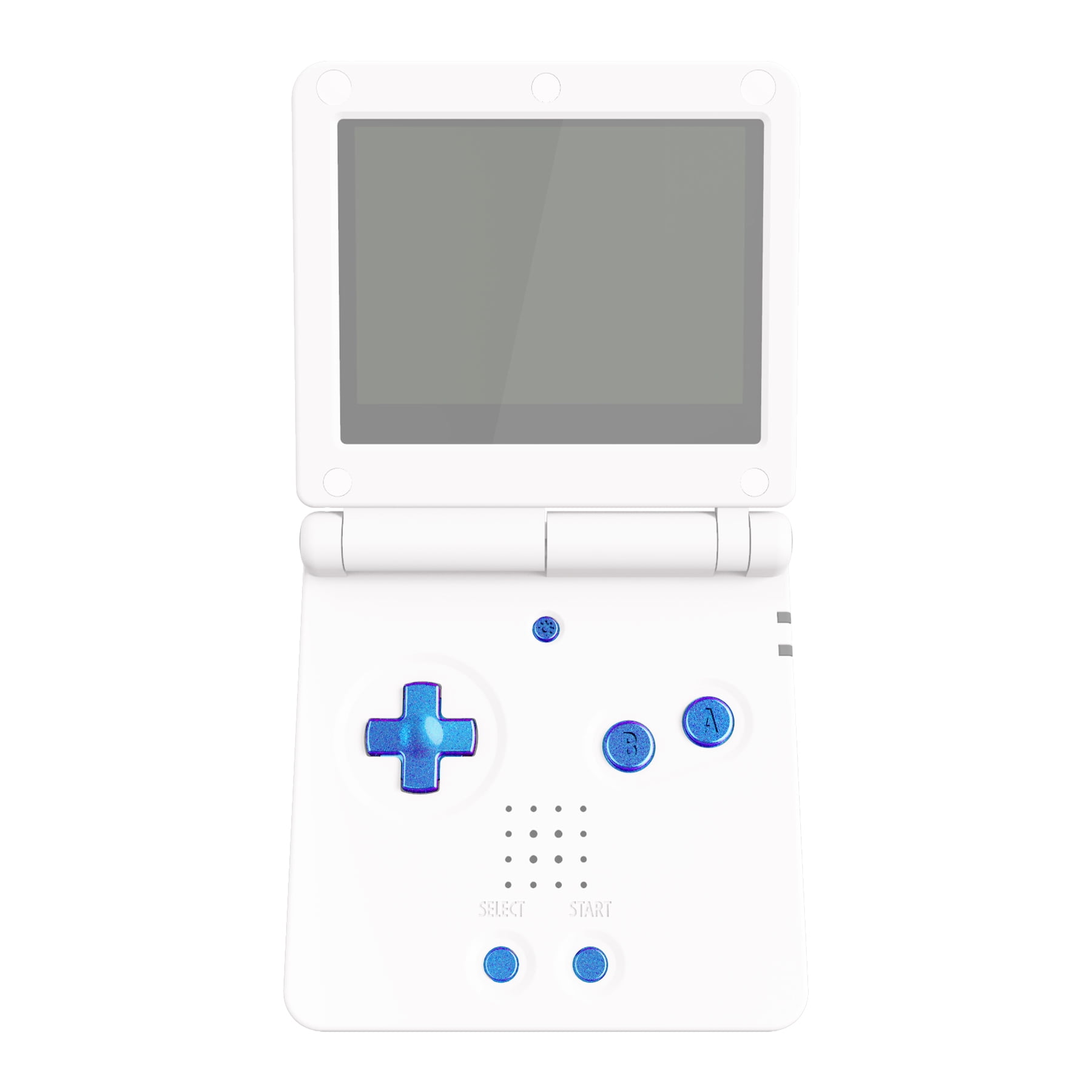 eXtremeRate Chrome Gold Glossy Custom Full Set Buttons for Gameboy Advance  SP, Replacement A B L R Button Power On Off Volume Button D-pad Key for GBA  SP Console - Console NOT