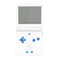 thumbnail image 5 of eXtremeRate Chameleon Purple Blue Glossy Custom Full Set Buttons for Gameboy Advance SP, Replacement A B L R Button Power On Off Volume Button D-Pad Key for GBA SP Console - Console Not Included, 5 of 7