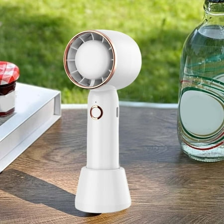 

Usloyux Clearance Summer Usb Rechargeable Portable New Handheld Turbo Fan Super Wind Power Mute Desktop Small Fan White