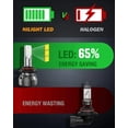 thumbnail image 3 of Nilight 9005/HB3 9006/HB4 Led Headlight Bulbs E20 Series 100W 20000LM 6000K IP67 | 4 BULBS, 3 of 5