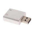 thumbnail image 4 of Adaptador de de Sonido de sonido USB 2.0 a Conectores de Micrófono / Auriculares Estéreo de 3,5 Mm 7.1 Canales perfke Adaptador de sonido externo USB, 4 of 7