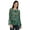 Green, variant on Moomaya Printed Flared Full Sleeve Tops For Women Summer Casual Short Kurta-NG
