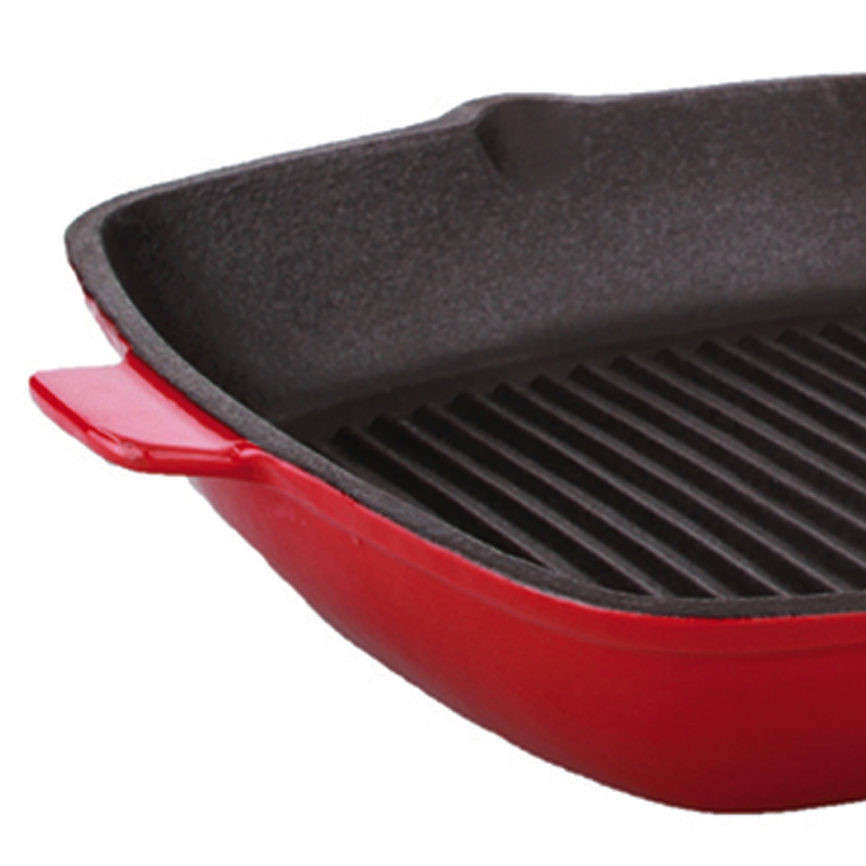 BergHOFF Neo 4Pc Enameled Cast Iron Cookware Set, Grill Pan 11 inches, Fry  Pan 10 inches, 3qt. Dutch Oven, Matching Lid, Fast, Evenly Heat, Oven Safe