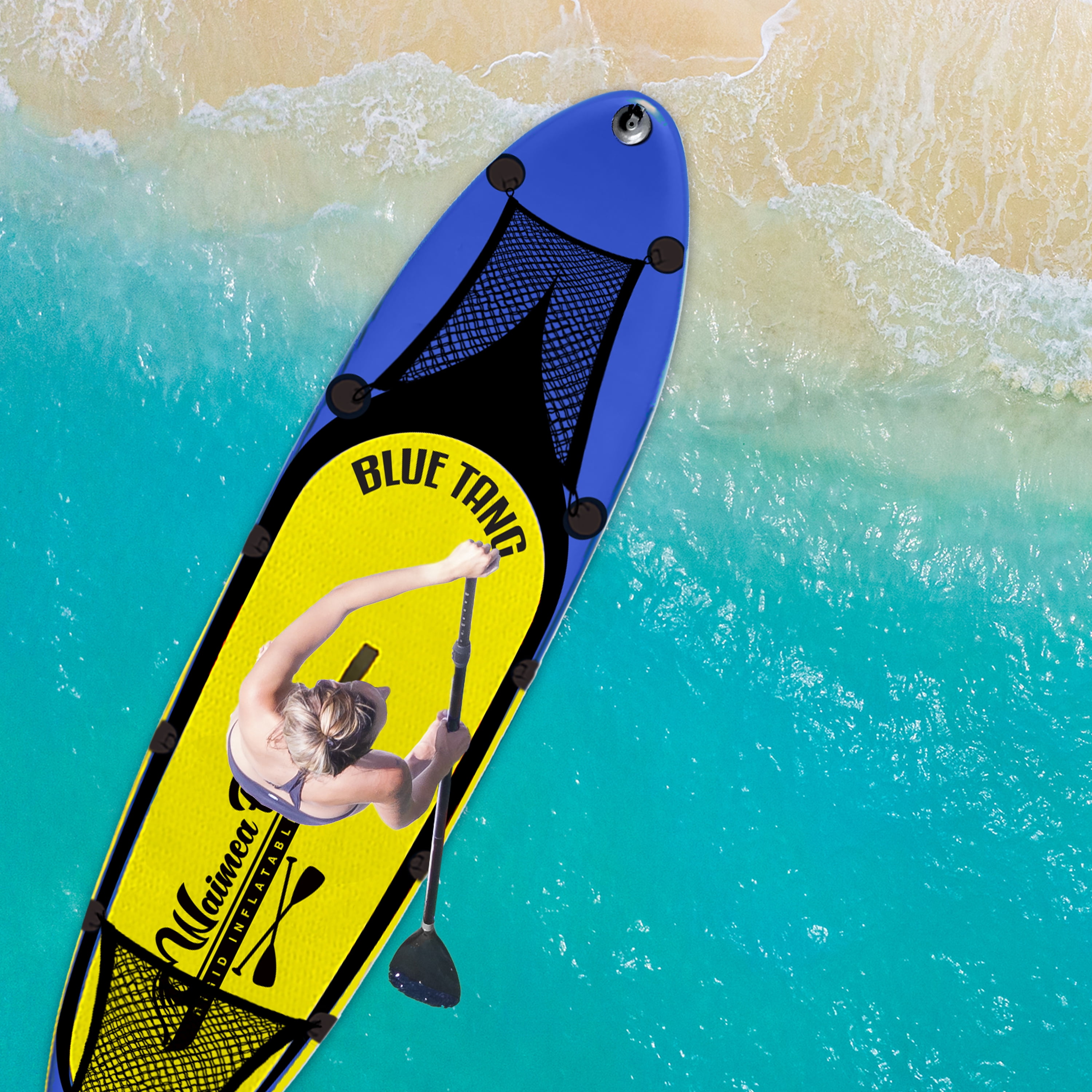 Waimea Bay Blue Tang 10.5' All Round Rigid Inflatable Paddleboard - With 430lb Capacity