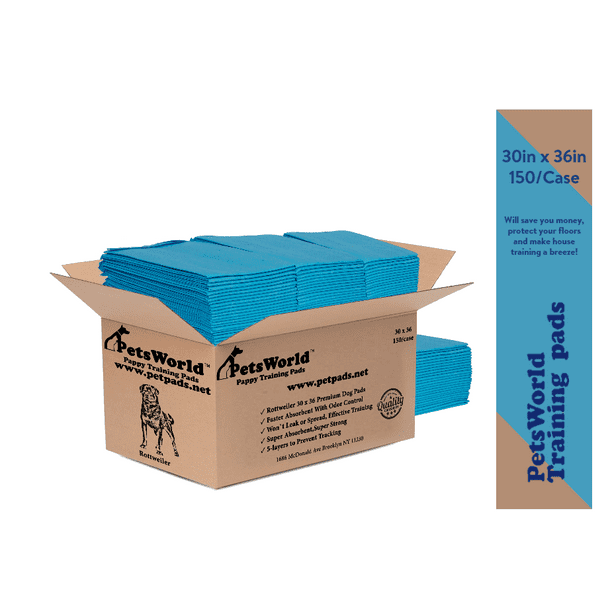 PetsWorld 30x36 Gigantic Heavy Super Absorbent Puppy Training Pads