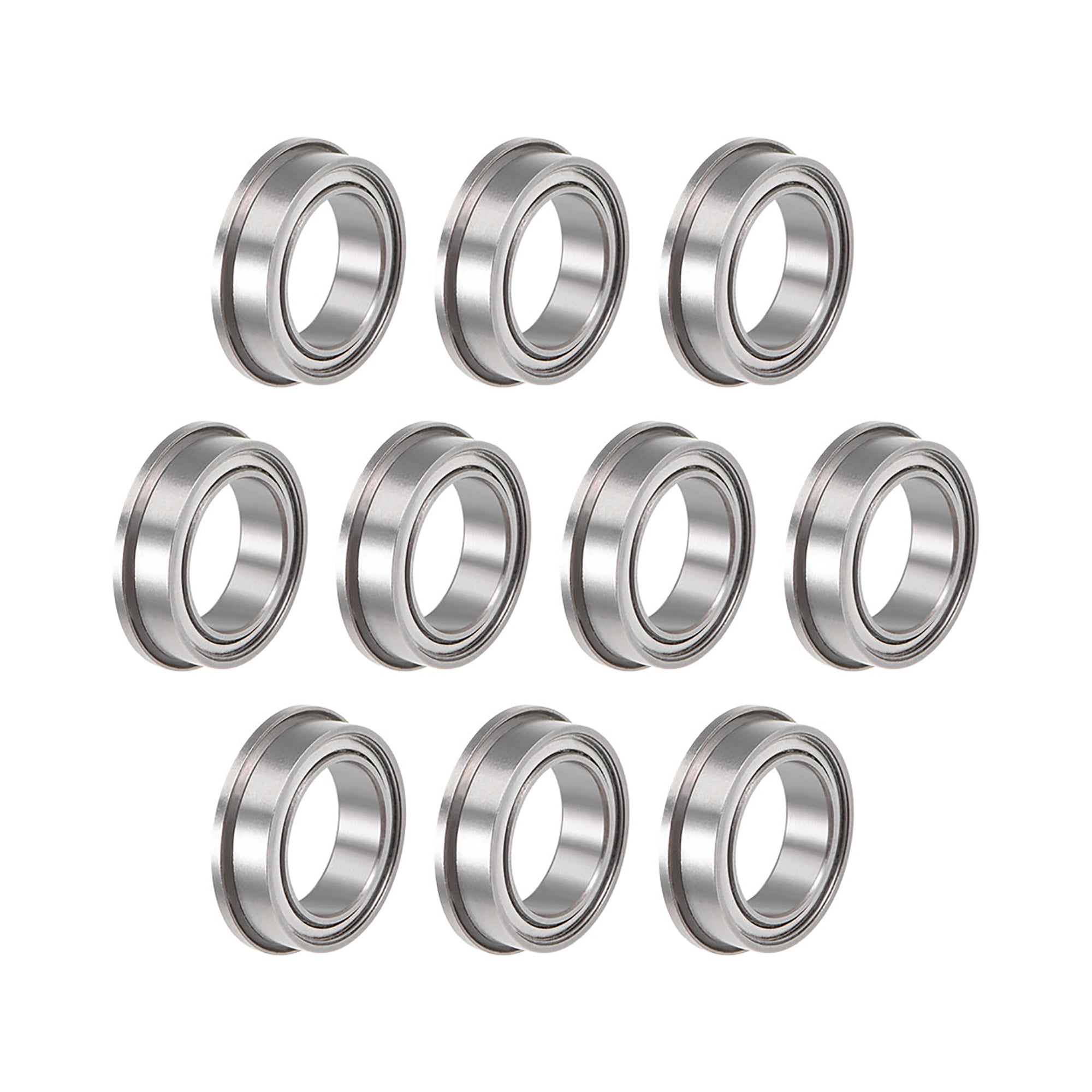 F6700ZZ Flange Ball Bearing 10x15x4mm Double Shielded Chrome Steel Bearing 10pcs F6700ZZ Flange Ball Bearing 10x15x4mm Double Shielded Chrome Steel Bearing 10pcs