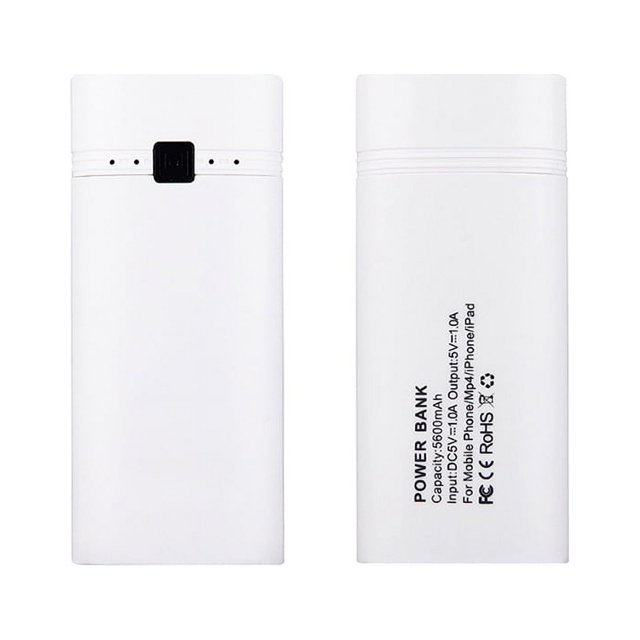 Economic Power Bank Case External Box Mobile Phone 18650 Solderless LED Digital Display DIY Charger Box Power Bank Box