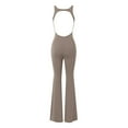 thumbnail image 5 of SRZYMJ Athletic Women's Jumpsuit Women's Tight Yoga Dress Jumpsuit for Dance Sports Fitness with Lift and Belly Control, 5 of 6