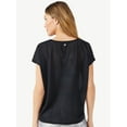 thumbnail image 2 of Sofia Active by Sofia Vergara Women's Shadow Stripe T-Shirt, 2 of 6
