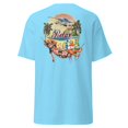 thumbnail image 2 of Mens Hang In There Relax Hammock Social Distancing Parrots Beach T-Shirt, 2 of 9