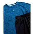 thumbnail image 2 of RBX Boys' Activewear Short Set – Short Sleeve T-Shirt and Gym Shorts Performance Set (4-12), 2 of 7