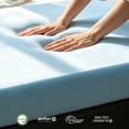 thumbnail image 3 of 2, 3, or 4 Inch Gel-Infused Memory Foam Mattress Topper with Removable Fitted Cover (3 inch, Full), 3 of 10
