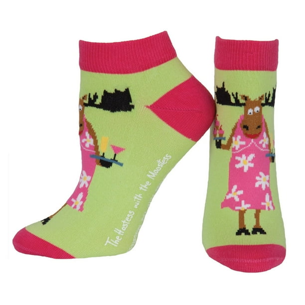 Hatley Moose Hostess With the Moosetess Women's Slipper Socks 911