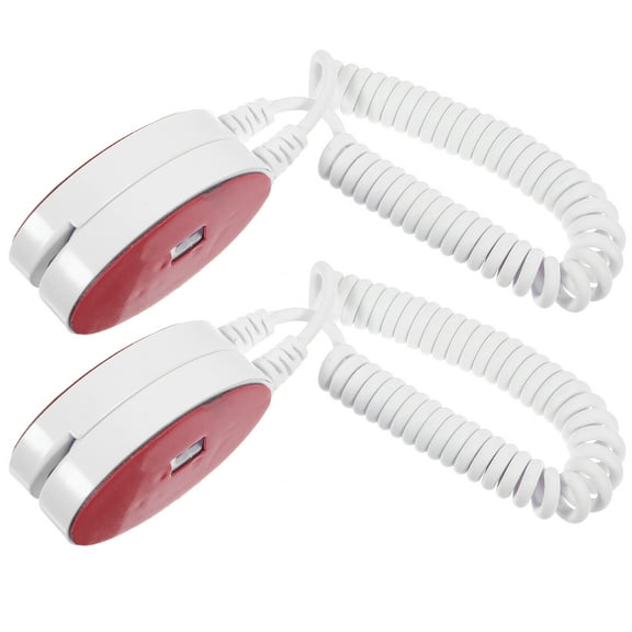 VERDANVERSE Retractable Cable Remote Remote Control Tether White Plastic 2Pcs